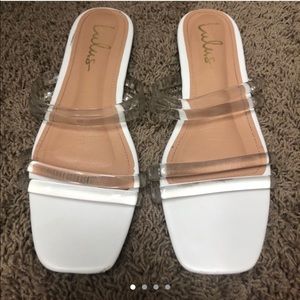Lulus Clear Strap Sandals